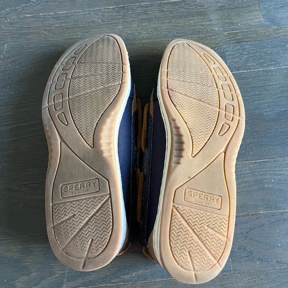 Sperry Navy/Denim Boat Shoes - Picture 3 of 7